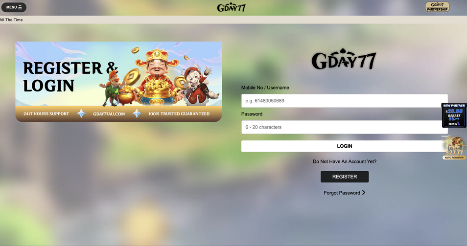 gday77 Gameplay